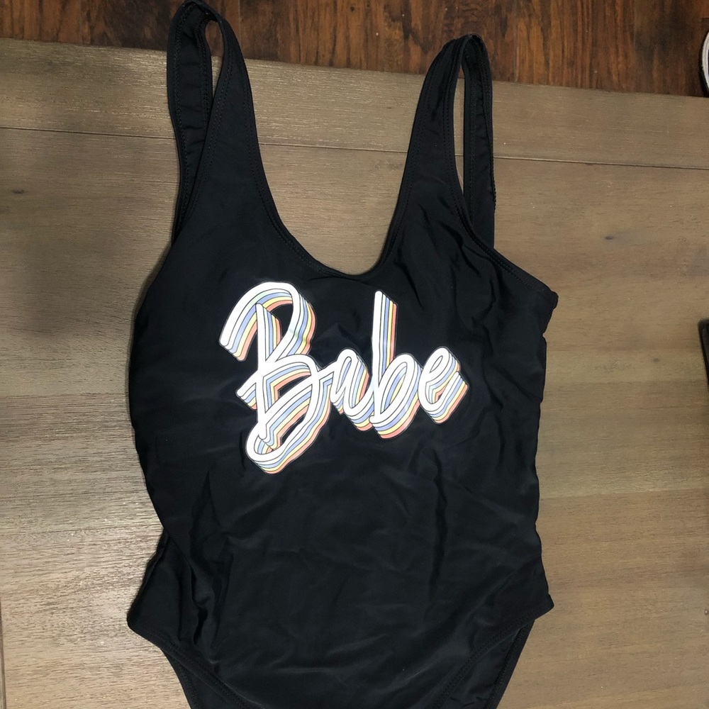 Babe black one piece